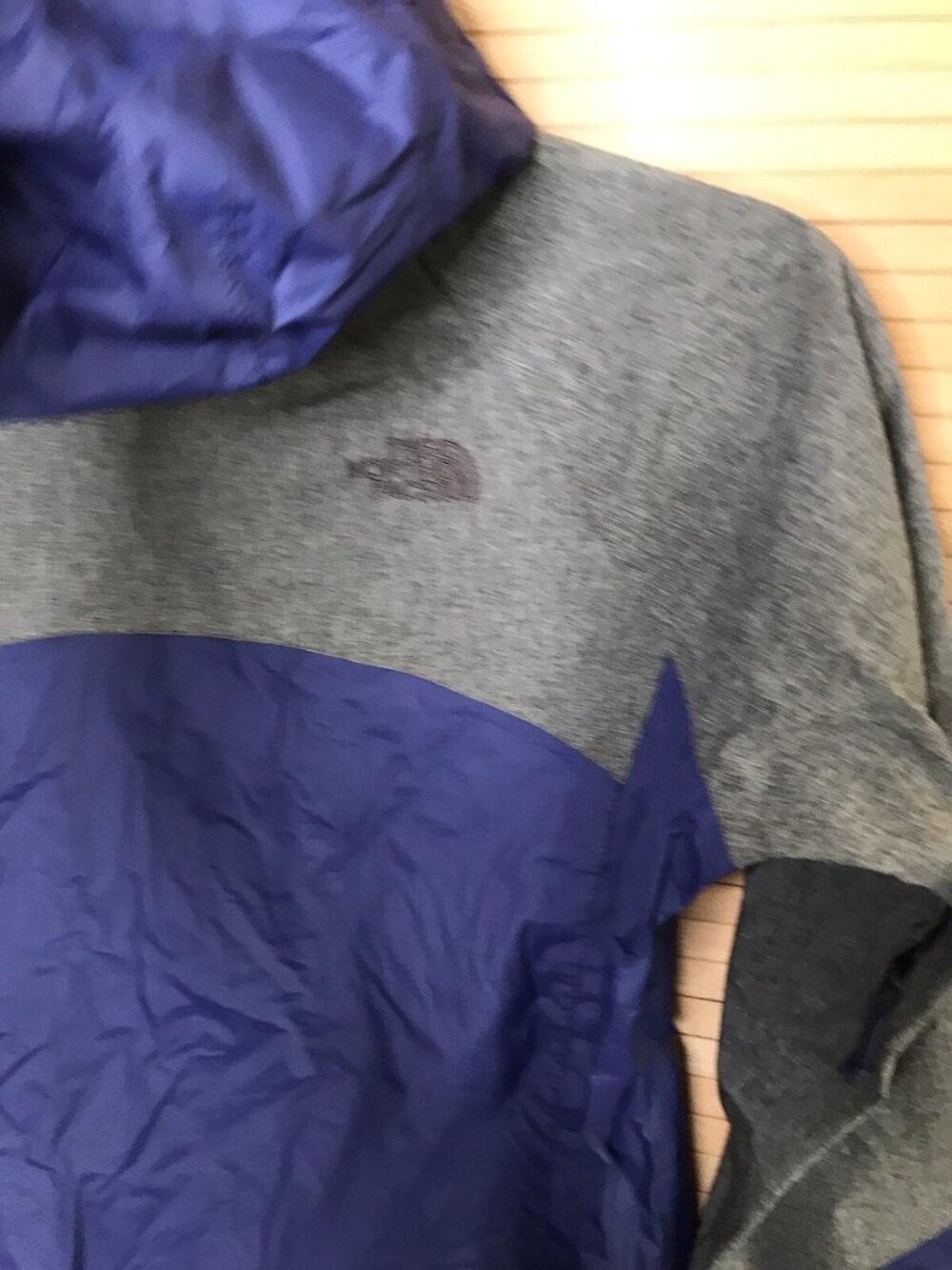 Womens The North Face NF00CAD7 Blue/Grey Full Zip Rain Jacket sz XS - Picture 5 of 9